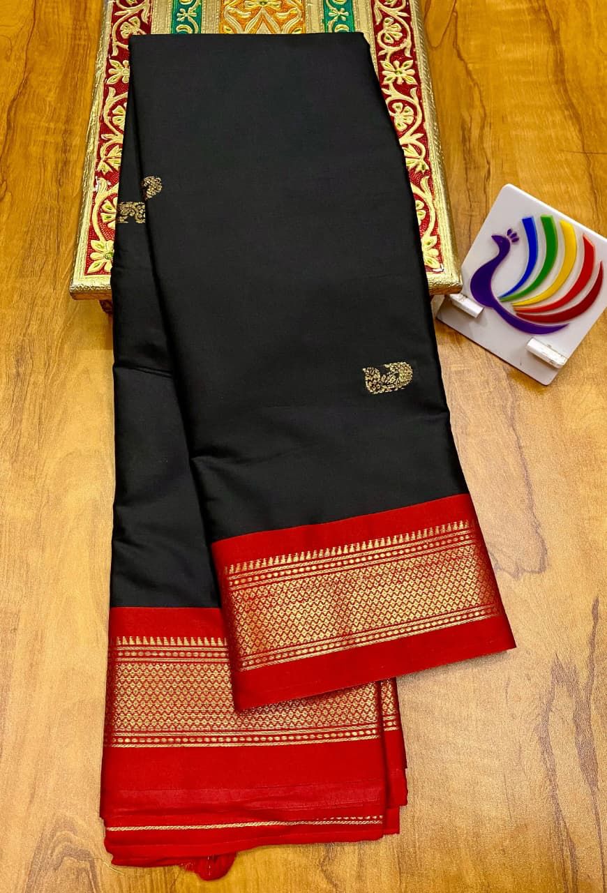 Soft Silk - Black Saree